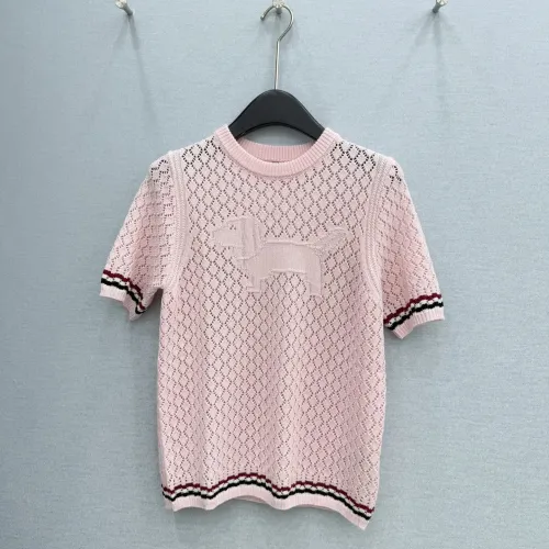 Cheap Thom Browne TB T-Shirts Short Sleeved For Women #1450018, $$76.00 USD On Thom Browne TB T-Shirts