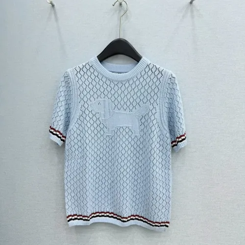 Cheap Thom Browne TB T-Shirts Short Sleeved For Women #1450019, $$76.00 USD On Thom Browne TB T-Shirts