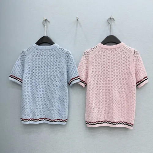 Replica Thom Browne TB T-Shirts Short Sleeved For Women #1450019 $76.00 USD for Wholesale