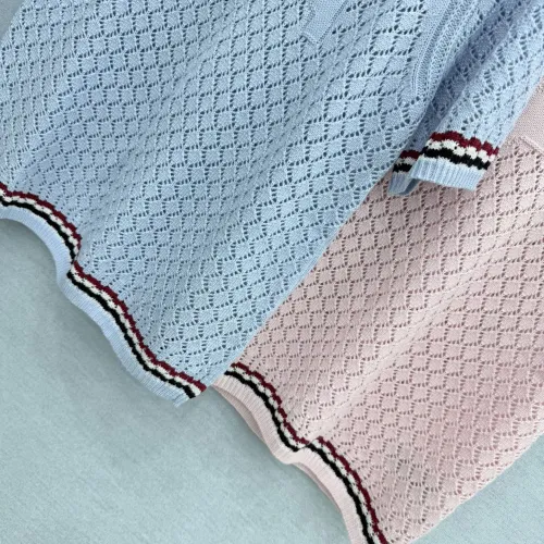 Replica Thom Browne TB T-Shirts Short Sleeved For Women #1450019 $76.00 USD for Wholesale