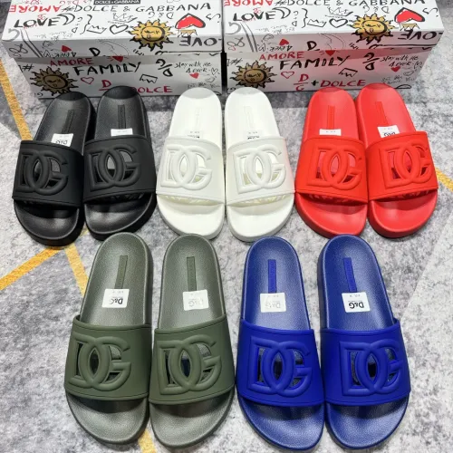 Replica Dolce & Gabbana D&G Slippers For Men #1450031 $52.00 USD for Wholesale