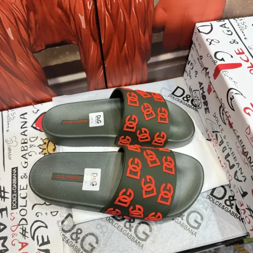Replica Dolce & Gabbana D&G Slippers For Men #1450035 $52.00 USD for Wholesale