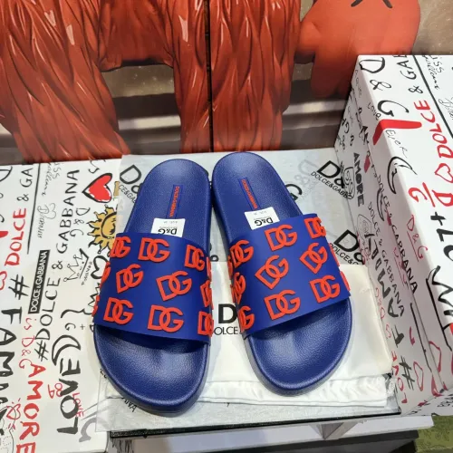 Cheap Dolce &amp; Gabbana D&amp;G Slippers For Men #1450036, $$52.00 USD On Dolce &amp; Gabbana D&amp;G Slippers