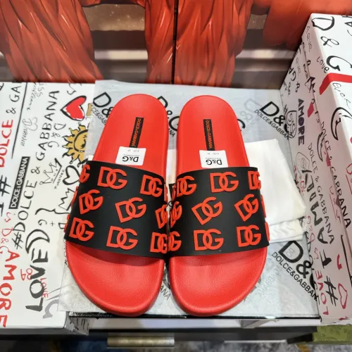 Cheap Dolce &amp; Gabbana D&amp;G Slippers For Men #1450038, $$52.00 USD On Dolce &amp; Gabbana D&amp;G Slippers