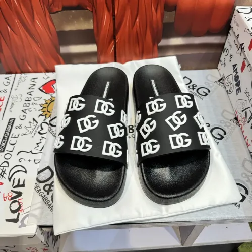 Cheap Dolce &amp; Gabbana D&amp;G Slippers For Men #1450042, $$52.00 USD On Dolce &amp; Gabbana D&amp;G Slippers