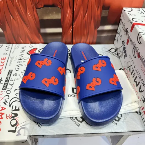 Cheap Dolce &amp; Gabbana D&amp;G Slippers For Men #1450046, $$52.00 USD On Dolce &amp; Gabbana D&amp;G Slippers