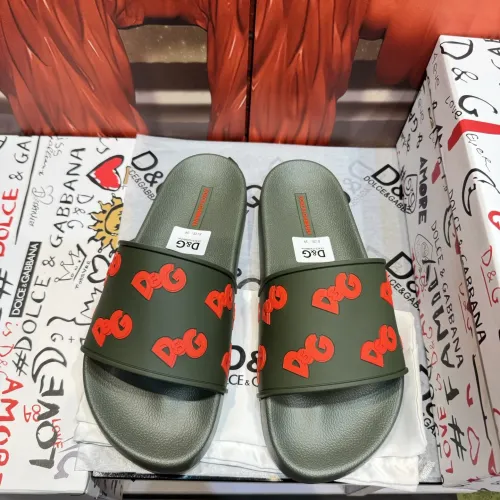 Cheap Dolce &amp; Gabbana D&amp;G Slippers For Men #1450047, $$52.00 USD On Dolce &amp; Gabbana D&amp;G Slippers