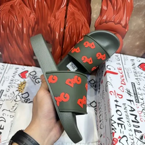 Replica Dolce & Gabbana D&G Slippers For Men #1450047 $52.00 USD for Wholesale
