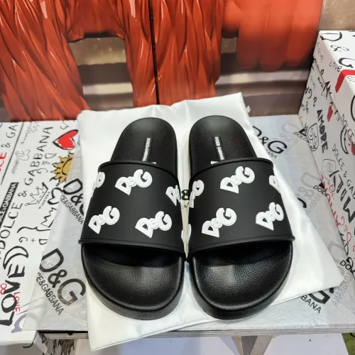 Cheap Dolce &amp; Gabbana D&amp;G Slippers For Men #1450052, $$52.00 USD On Dolce &amp; Gabbana D&amp;G Slippers