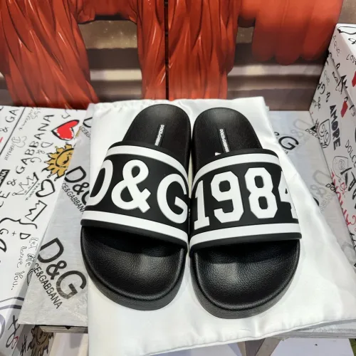 Cheap Dolce &amp; Gabbana D&amp;G Slippers For Men #1450075, $$52.00 USD On Dolce &amp; Gabbana D&amp;G Slippers