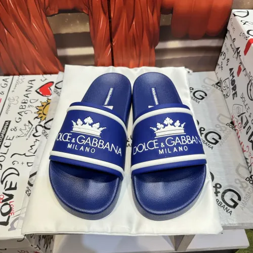 Cheap Dolce &amp; Gabbana D&amp;G Slippers For Men #1450078, $$52.00 USD On Dolce &amp; Gabbana D&amp;G Slippers