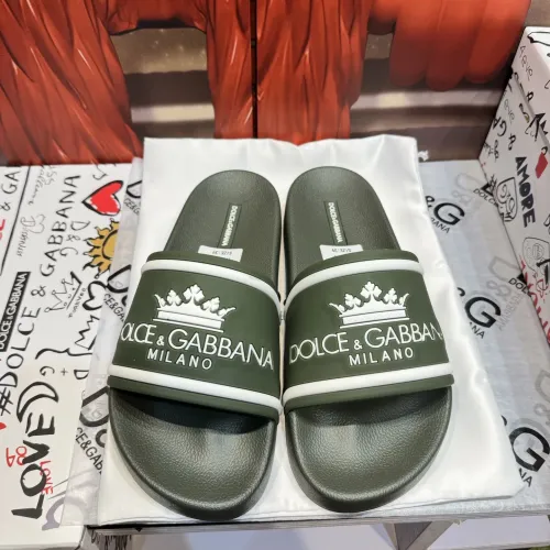 Cheap Dolce &amp; Gabbana D&amp;G Slippers For Men #1450079, $$52.00 USD On Dolce &amp; Gabbana D&amp;G Slippers