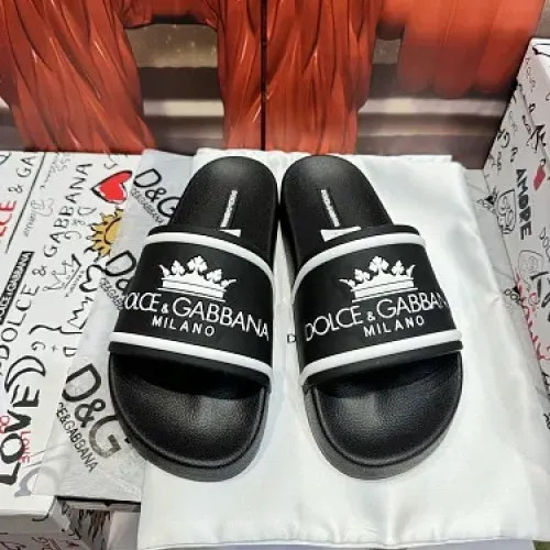 Cheap Dolce &amp; Gabbana D&amp;G Slippers For Men #1450080, $$52.00 USD On Dolce &amp; Gabbana D&amp;G Slippers