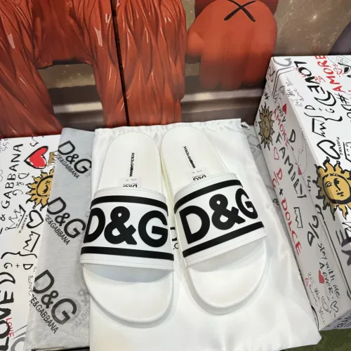Cheap Dolce &amp; Gabbana D&amp;G Slippers For Men #1450081, $$52.00 USD On Dolce &amp; Gabbana D&amp;G Slippers