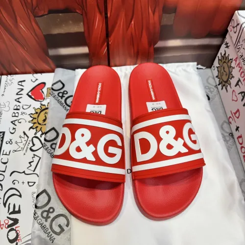 Cheap Dolce &amp; Gabbana D&amp;G Slippers For Men #1450082, $$52.00 USD On Dolce &amp; Gabbana D&amp;G Slippers