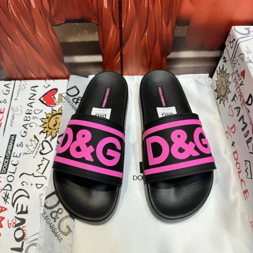 Cheap Dolce &amp; Gabbana D&amp;G Slippers For Men #1450086, $$52.00 USD On Dolce &amp; Gabbana D&amp;G Slippers