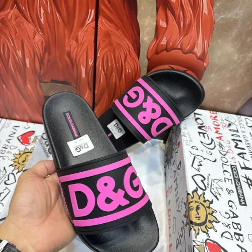 Replica Dolce & Gabbana D&G Slippers For Men #1450086 $52.00 USD for Wholesale