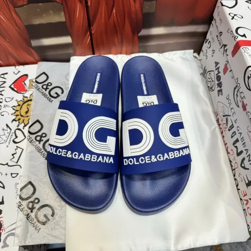 Cheap Dolce &amp; Gabbana D&amp;G Slippers For Men #1450090, $$52.00 USD On Dolce &amp; Gabbana D&amp;G Slippers