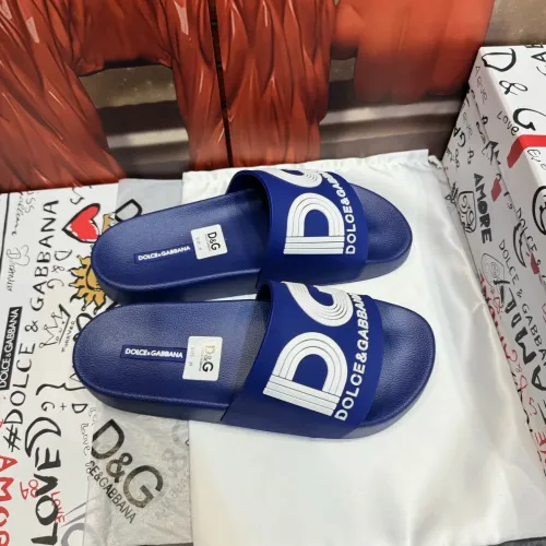 Replica Dolce & Gabbana D&G Slippers For Men #1450090 $52.00 USD for Wholesale