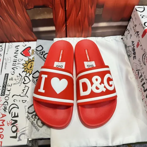Cheap Dolce &amp; Gabbana D&amp;G Slippers For Men #1450093, $$52.00 USD On Dolce &amp; Gabbana D&amp;G Slippers