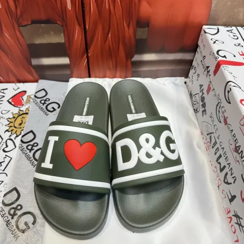 Cheap Dolce &amp; Gabbana D&amp;G Slippers For Men #1450094, $$52.00 USD On Dolce &amp; Gabbana D&amp;G Slippers