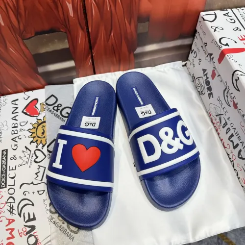 Cheap Dolce &amp; Gabbana D&amp;G Slippers For Men #1450095, $$52.00 USD On Dolce &amp; Gabbana D&amp;G Slippers