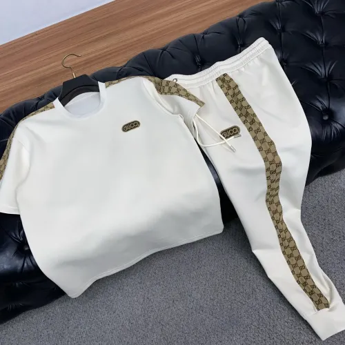 Replica Gucci Tracksuits Short Sleeved For Men #1450162 $98.00 USD for Wholesale