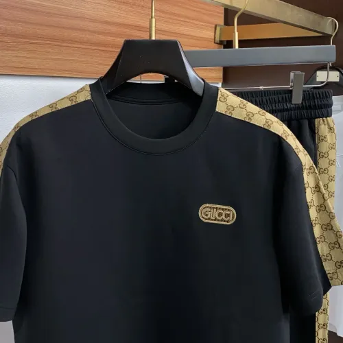 Replica Gucci Tracksuits Short Sleeved For Men #1450163 $98.00 USD for Wholesale