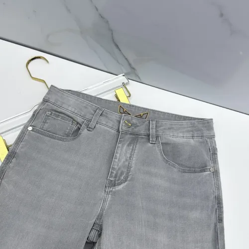 Replica Fendi Jeans For Men #1450284 $85.00 USD for Wholesale