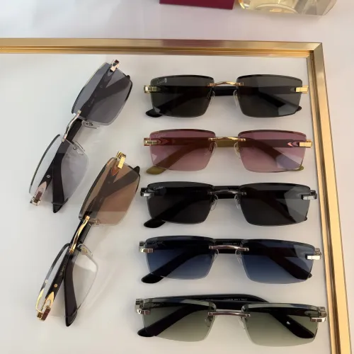 Replica Cartier AAA Quality Sunglassess #1450293 $68.00 USD for Wholesale
