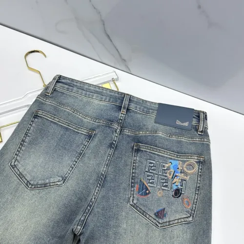 Replica Fendi Jeans For Men #1450313 $88.00 USD for Wholesale