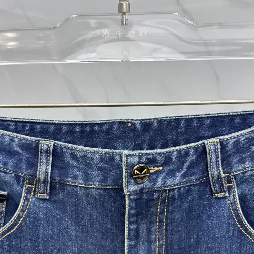 Replica Fendi Jeans For Men #1450314 $88.00 USD for Wholesale