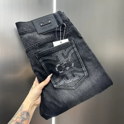 Cheap Salvatore Ferragamo Jeans For Men #1450420, $$82.00 USD On Salvatore Ferragamo Jeans