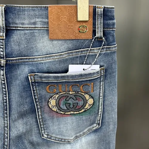 Replica Gucci Jeans For Men #1450425 $82.00 USD for Wholesale