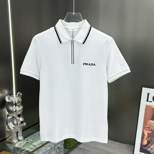 Cheap Prada T-Shirts Short Sleeved For Men #1450444, $$82.00 USD On Prada T-Shirts