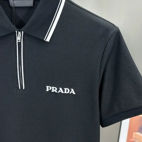 Replica Prada T-Shirts Short Sleeved For Men #1450445 $82.00 USD for Wholesale