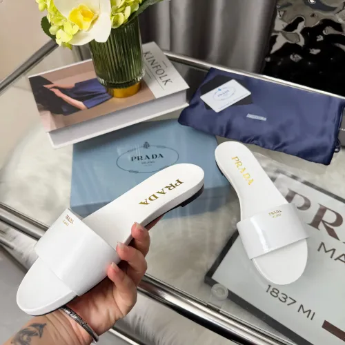 Replica Prada Slippers For Women #1450463 $85.00 USD for Wholesale