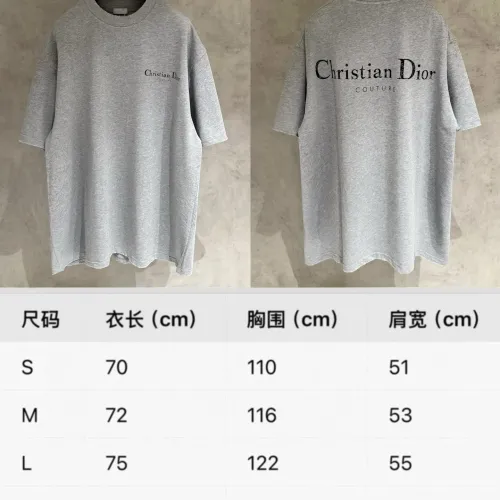 Replica Christian Dior T-Shirts Short Sleeved For Unisex #1450590 $52.00 USD for Wholesale