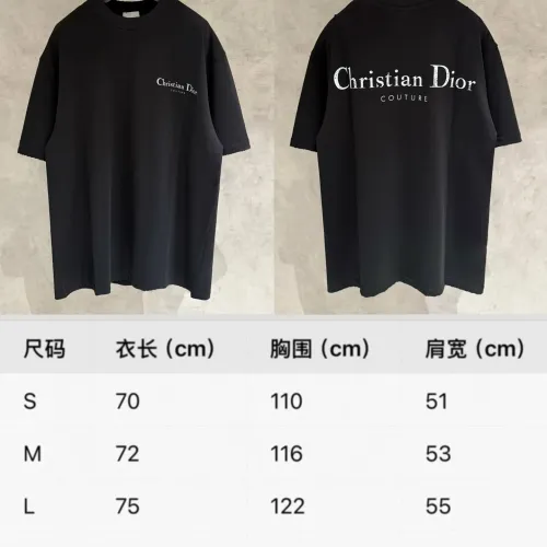 Replica Christian Dior T-Shirts Short Sleeved For Unisex #1450591 $52.00 USD for Wholesale