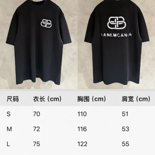 Replica Balenciaga T-Shirts Short Sleeved For Unisex #1450593 $56.00 USD for Wholesale