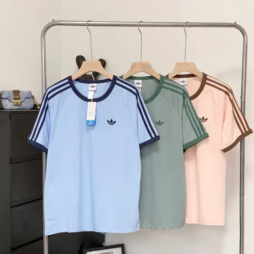 Replica Adidas T-Shirts Short Sleeved For Unisex #1450598 $27.00 USD for Wholesale