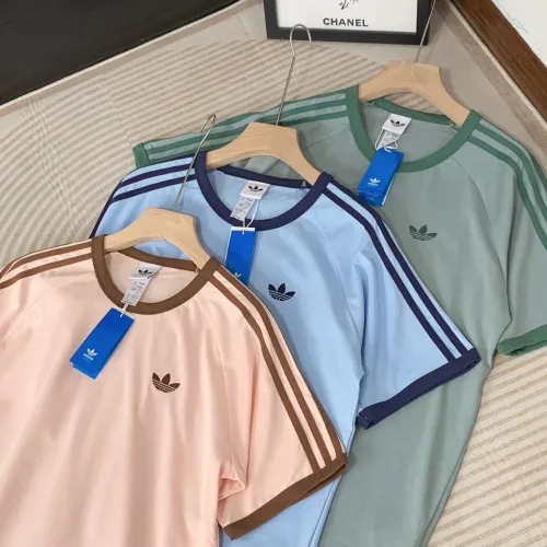 Replica Adidas T-Shirts Short Sleeved For Unisex #1450599 $27.00 USD for Wholesale