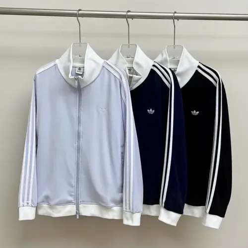 Replica Adidas Jackets Long Sleeved For Men #1450629 $45.00 USD for Wholesale