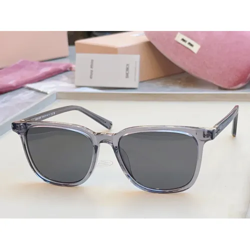 Cheap MIU MIU AAA Quality Sunglasses #1450670, $$48.00 USD On MIU MIU AAA Sunglasses