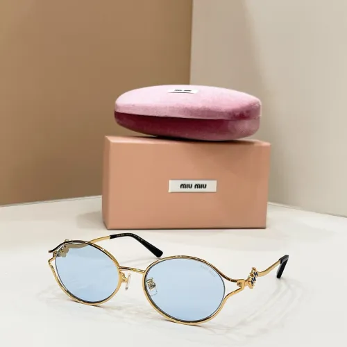 Cheap MIU MIU AAA Quality Sunglasses #1450697, $$60.00 USD On MIU MIU AAA Sunglasses