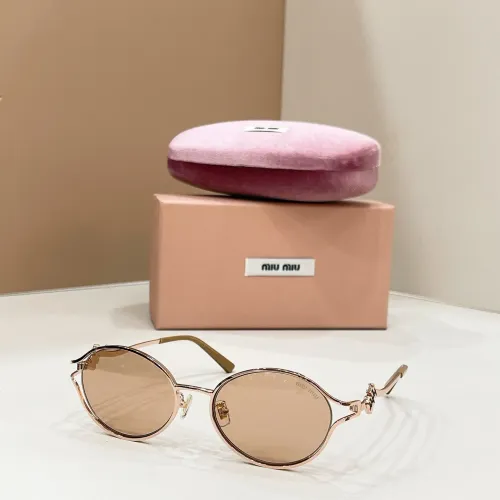 Cheap MIU MIU AAA Quality Sunglasses #1450698, $$60.00 USD On MIU MIU AAA Sunglasses