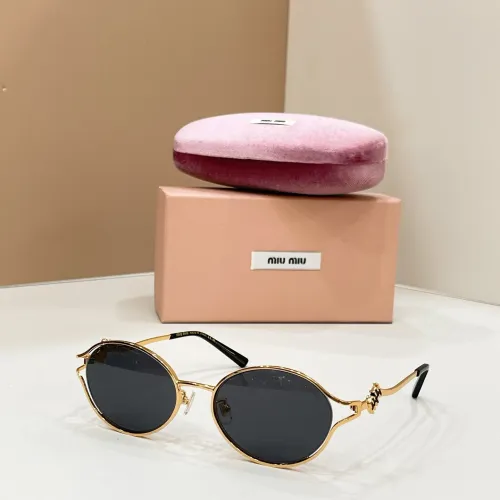 Cheap MIU MIU AAA Quality Sunglasses #1450705, $$60.00 USD On MIU MIU AAA Sunglasses