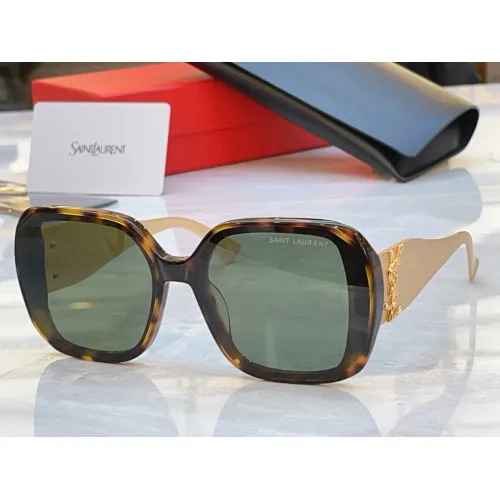 Cheap Yves Saint Laurent YSL AAA Quality Sunglasses #1450764, $$60.00 USD On Yves Saint Laurent YSL AAA Quality Sunglasses