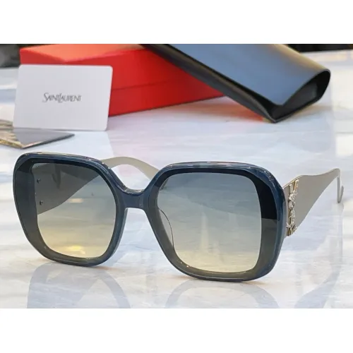 Cheap Yves Saint Laurent YSL AAA Quality Sunglasses #1450765, $$60.00 USD On Yves Saint Laurent YSL AAA Quality Sunglasses