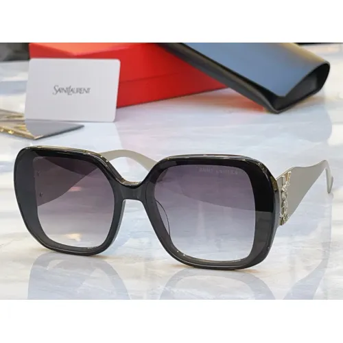 Cheap Yves Saint Laurent YSL AAA Quality Sunglasses #1450766, $$60.00 USD On Yves Saint Laurent YSL AAA Quality Sunglasses